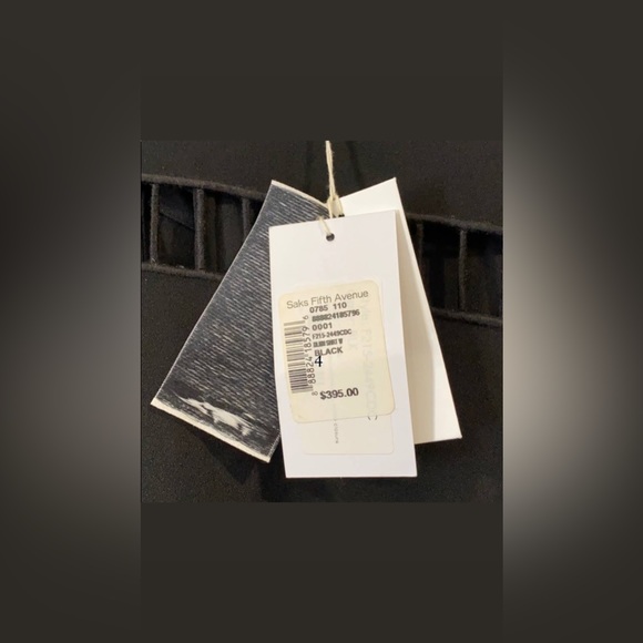 3.1 Phillip Lim Black Loose Fit Flow Blouse with flattering ladder cut out Sz 4 - Picture 11 of 11